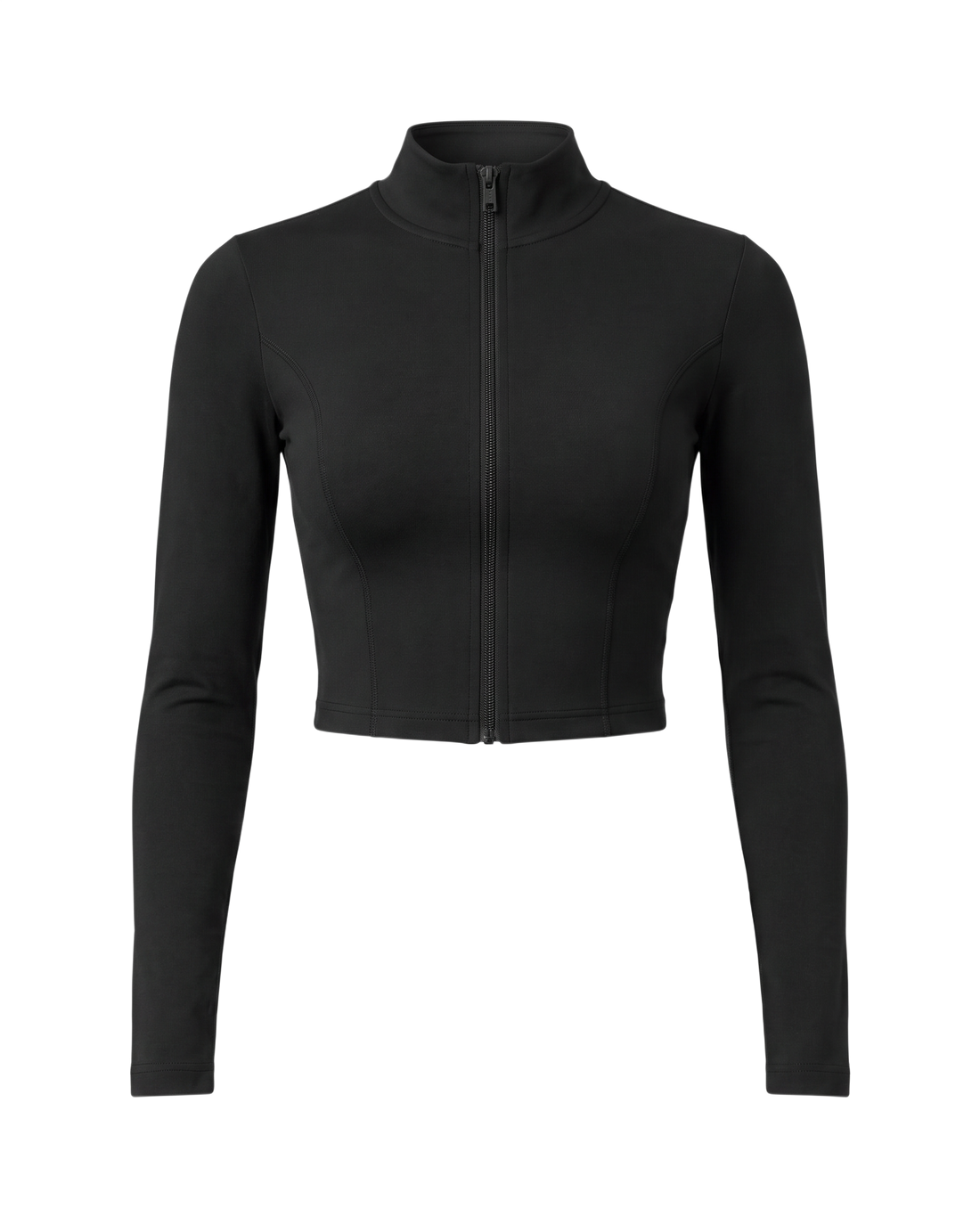 Pilates Cropped Jacket in black, product only