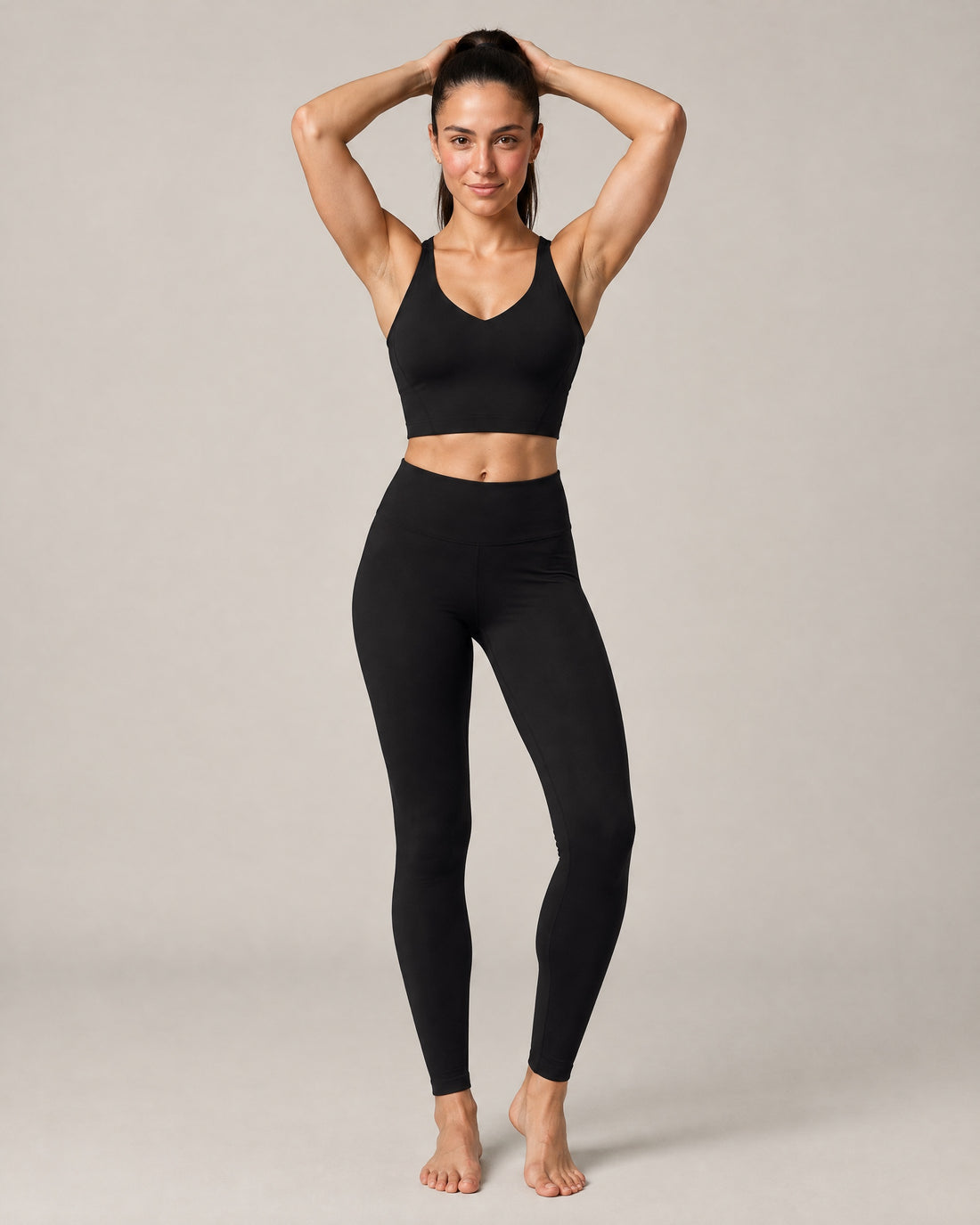 Studio Legging in black, full length