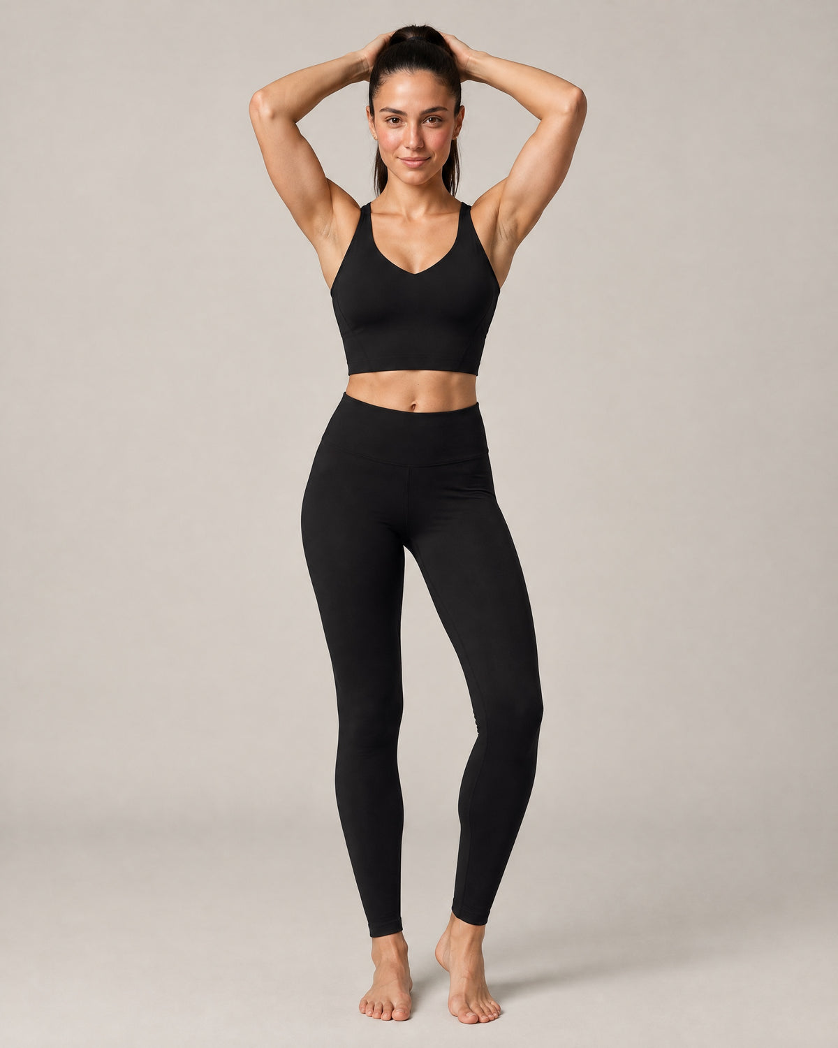 Studio Legging in black, full length